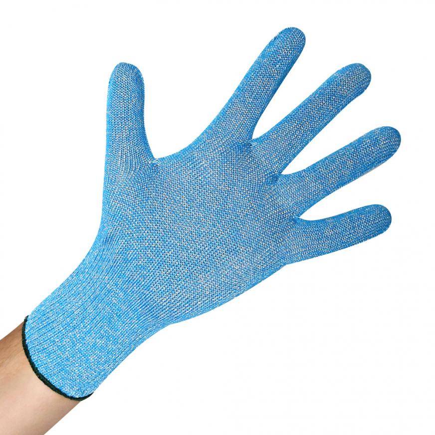 Schnittschutzhandschuhe "Allfood Premium", 9/L, blau, L: 28cm