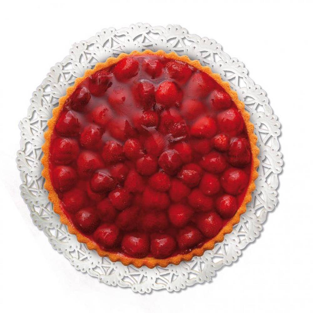 Tortenspitzen rund, Papier, hochweiß, D: 42cm