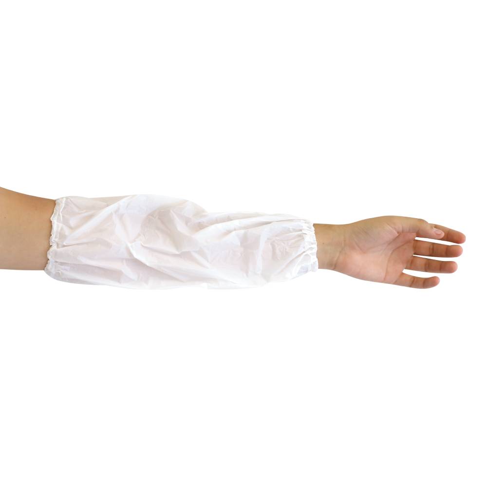 Ärmelschoner, PE, weiß, L: 40cm
