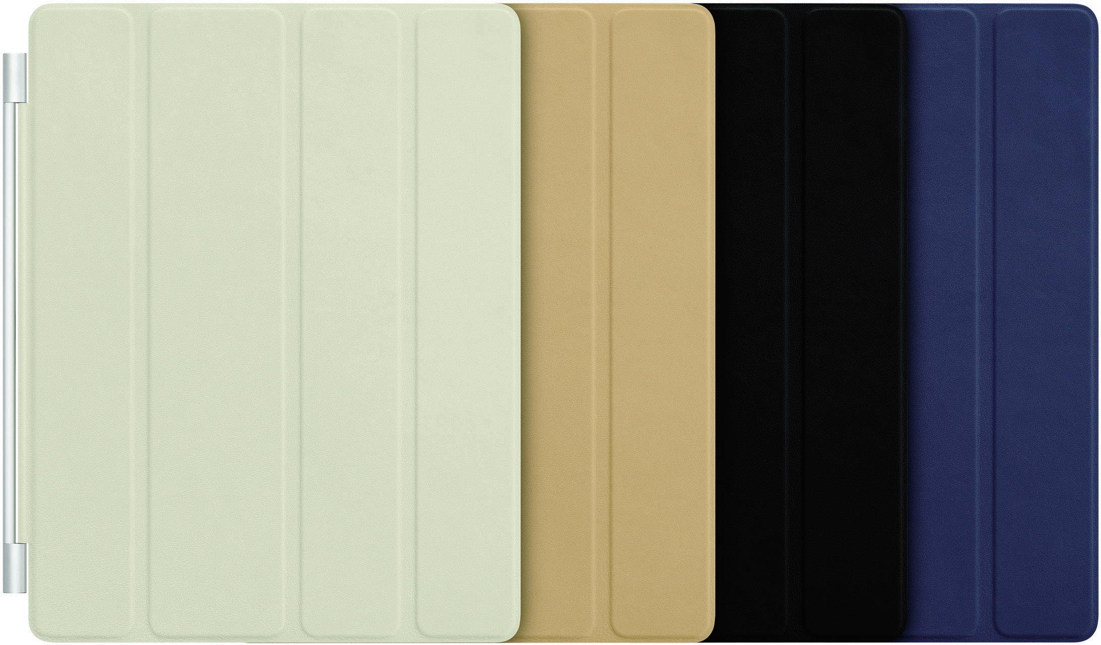 Apple iPad Smart Cover-Leder-Creme Tablet-Cover Book Cover Creme