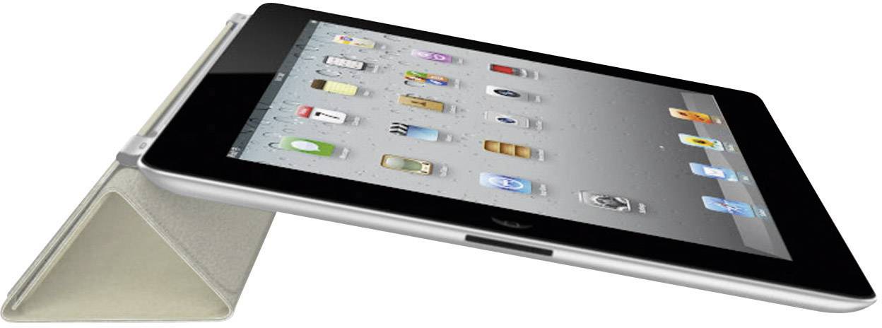 Apple iPad Smart Cover-Leder-Creme Tablet-Cover Book Cover Creme