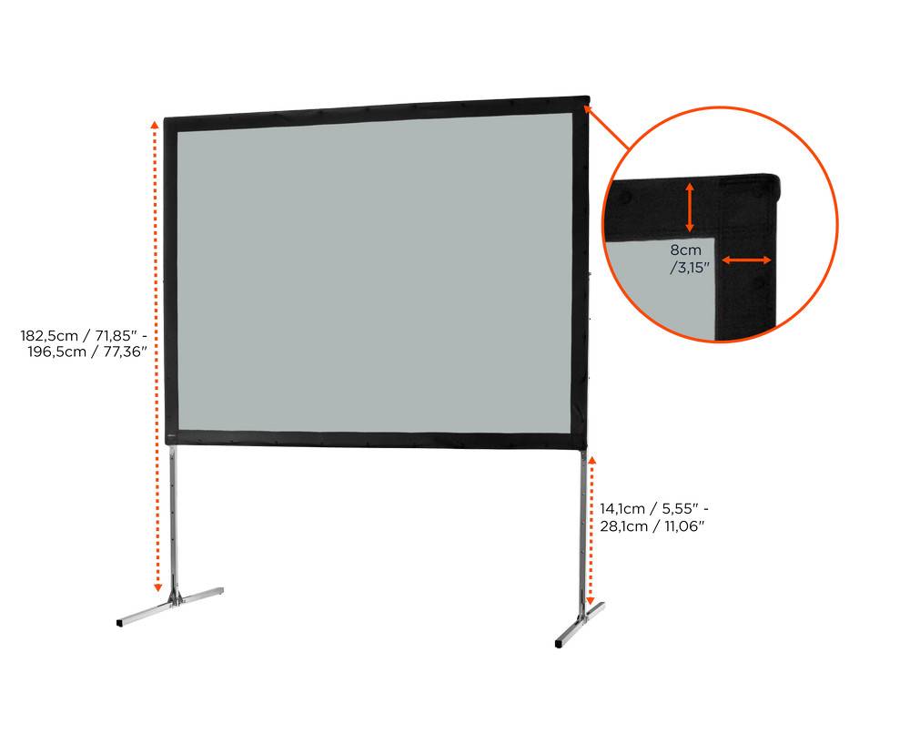 Celexon Mobil Expert 1090335 Rahmenleinwand