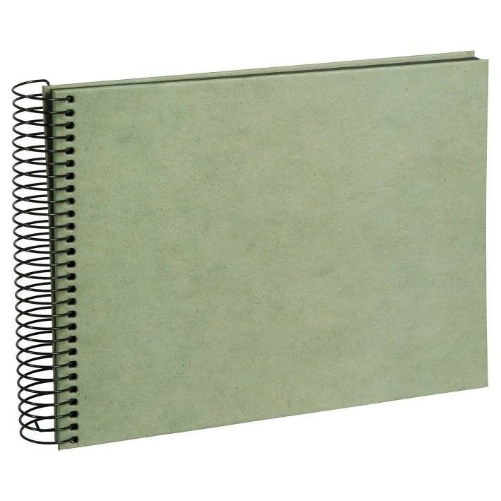 Goldbuch Hanf Smoke Green 24x17 40 Seiten Spiralalbum 20747