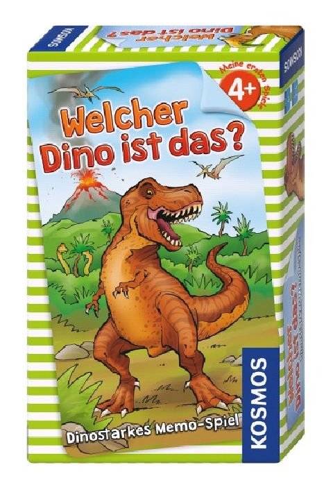 Welcher Dino ist das? Memo- und Lernspiel 4 Spieler ab 4 Jahren