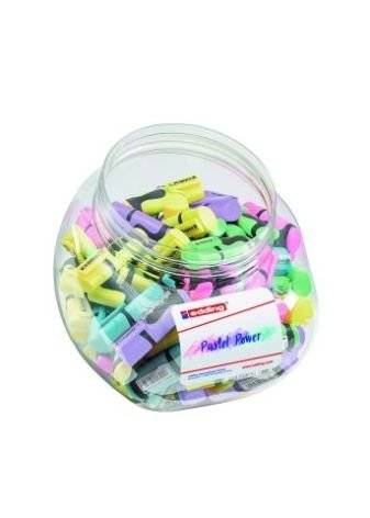 Edding 7 Mini Highlighter Pastellfarben 100er Dose Textmarker sortiert