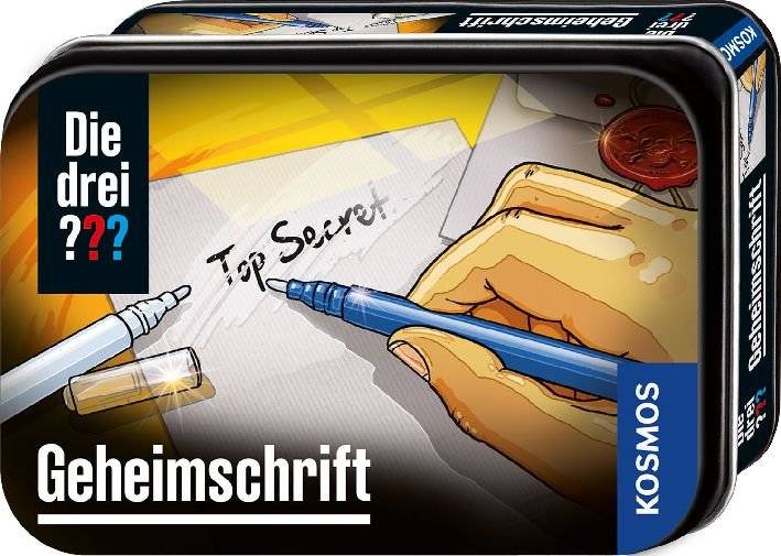 Die drei ??? Geheimschrift kleine Dose