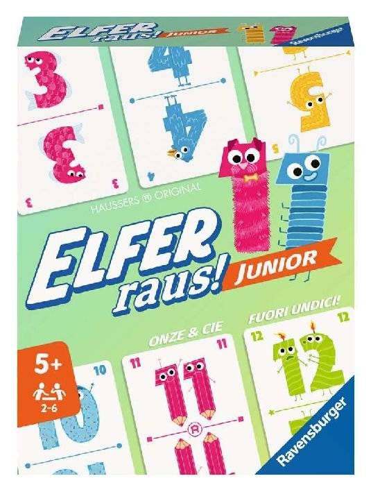 Elfer raus! Junior - Kartenspiel ab 5 Jahren, Kartenspiel, Familie, 5 Jahr(e), 3
