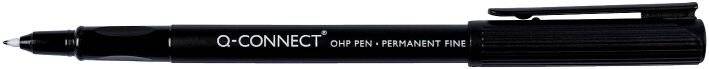 Folienschreiber F schwarz WF Q-Connect KF01068F/OHP12-F