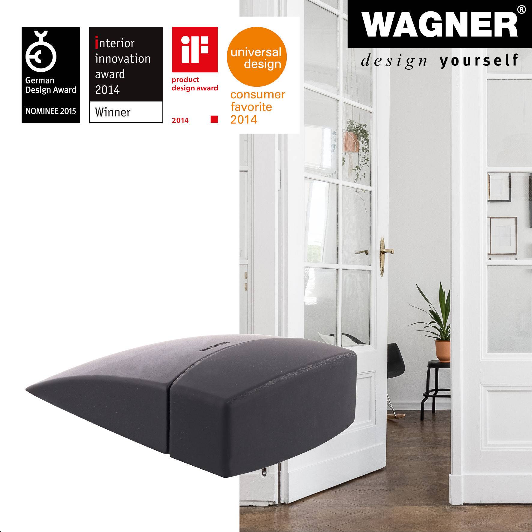 Wagner design yourself EH 5150 Türstopper Zinkdruckguss und Kunststoff (15515011)