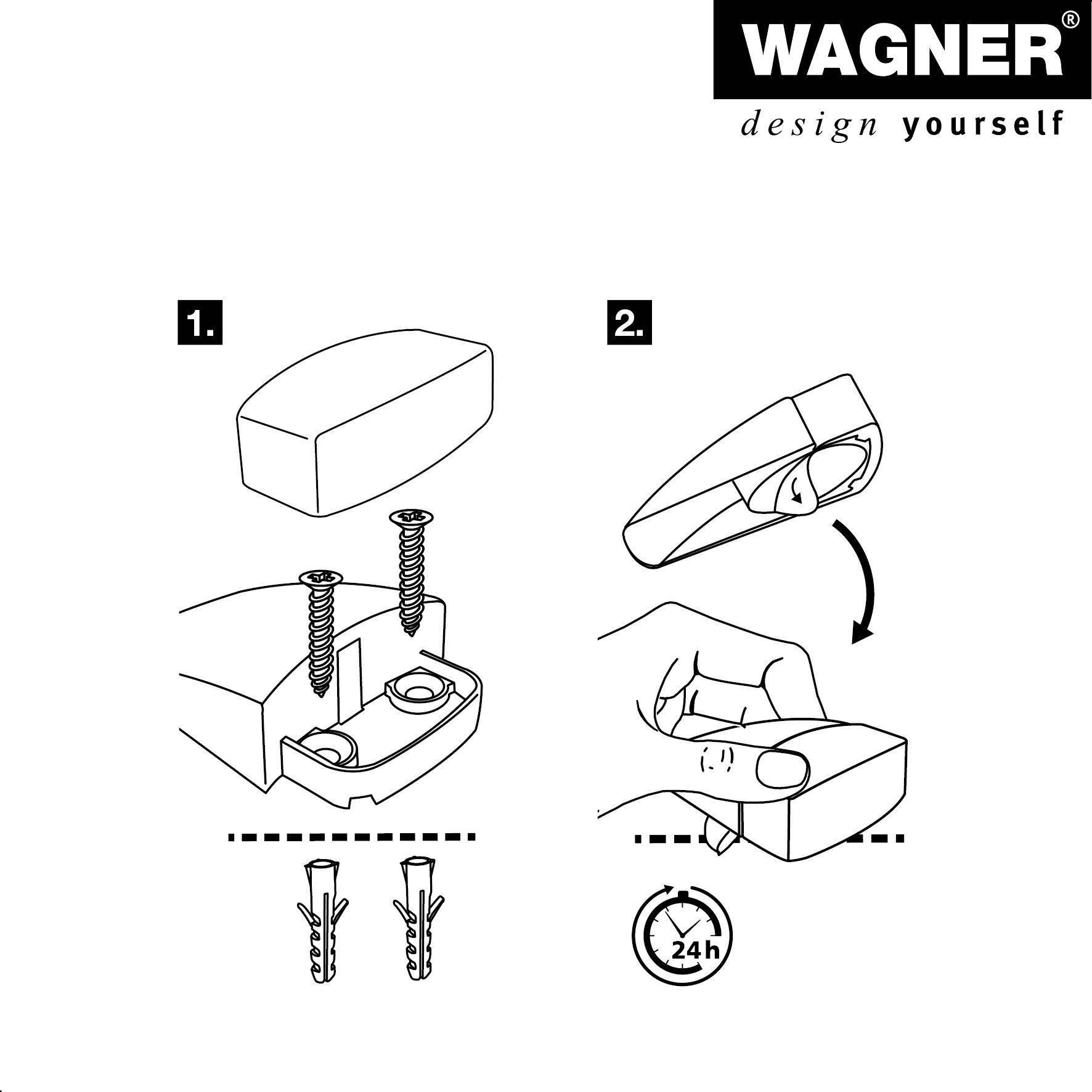 Wagner design yourself EH 5150 Türstopper Zinkdruckguss und Kunststoff (15515011)