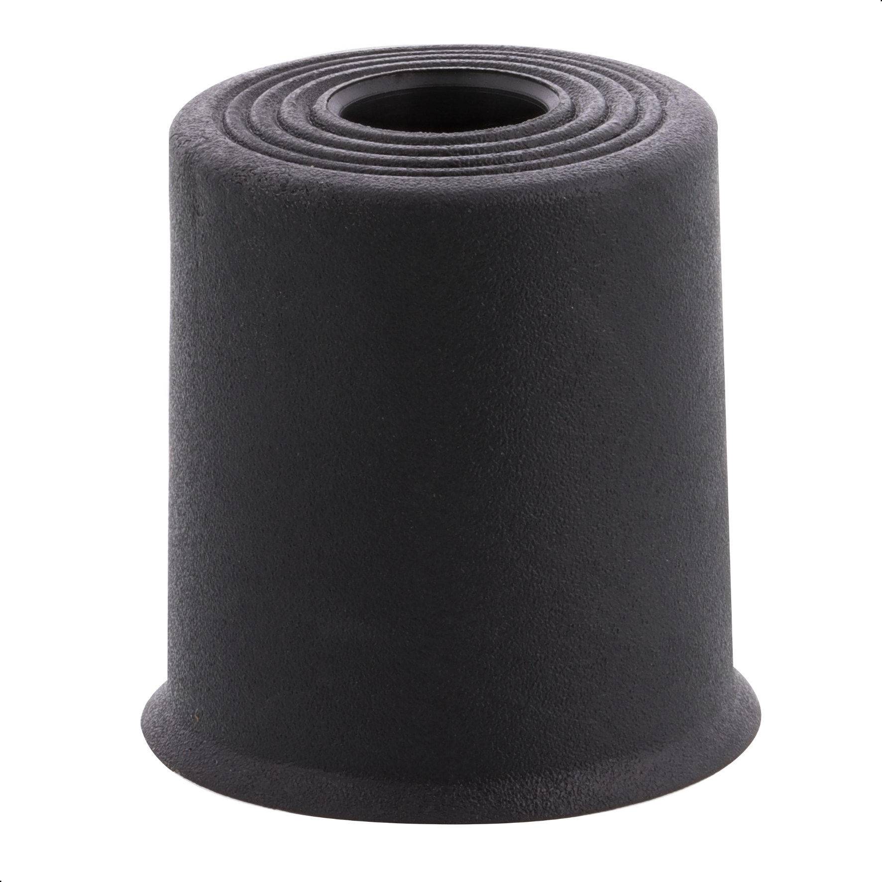 WAGNER Boden-/Wandtürstopper VULKANO MEDIUM - Ø 35 x 35 mm, Vollgummi, schwarz, zum Schrauben - 15524321