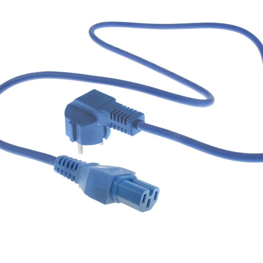 ACT AK5295 Stromkabel Blau 1,5 m CEE7/7 C15-Koppler (AK5295)