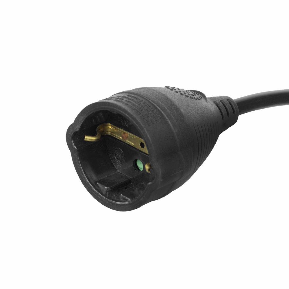 ACT AC2470 Stromkabel Schwarz 10 m Netzstecker Typ F (AC2470)