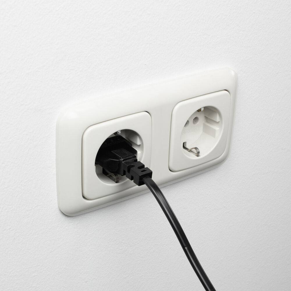 ACT AK5020 230V Stromkabel Euro/C7 Buchse Schwarz - 1,5 Meter