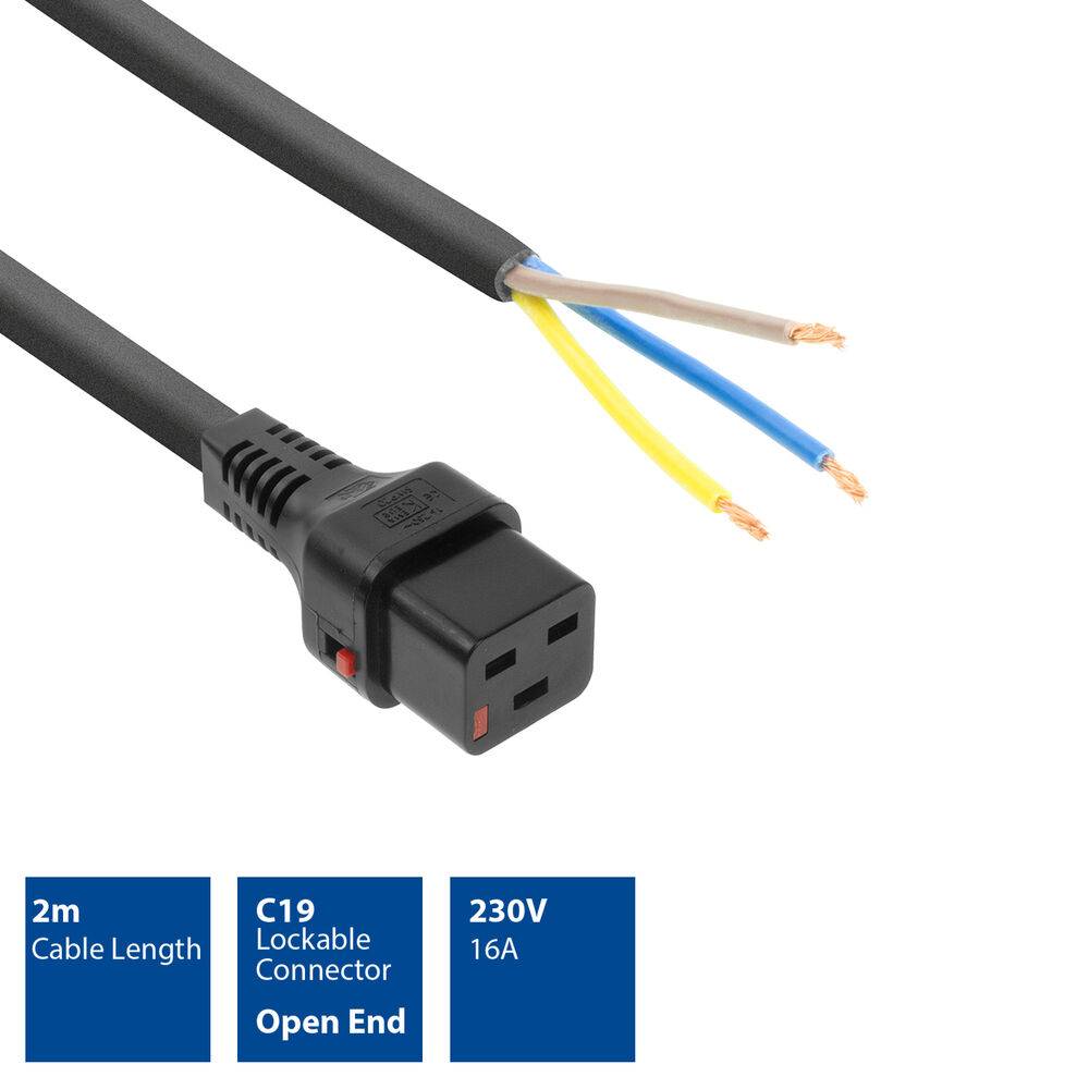 ACT Powercord C19 IEC Lock