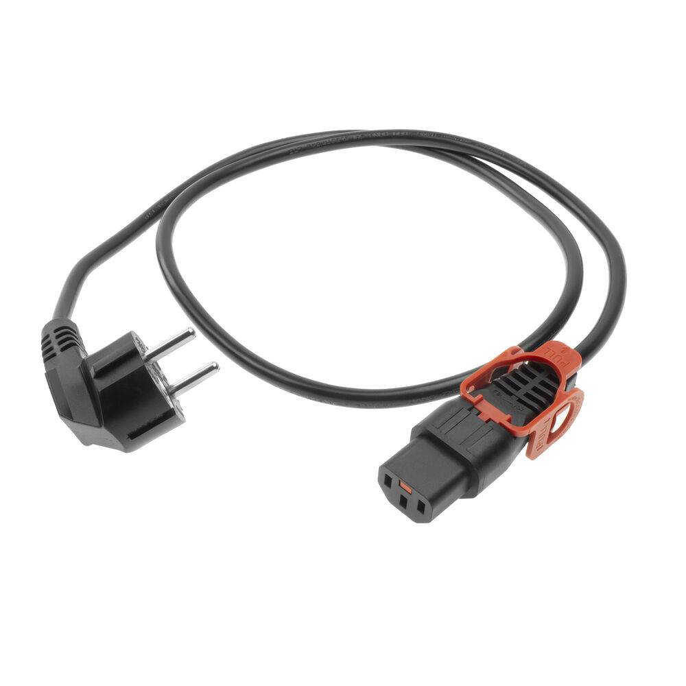 ACT Powercord CEE 7/7 male (angled)
