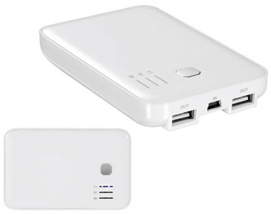 Goobay 5000-2 Powerbank 5000 mAh LiPo Weiß