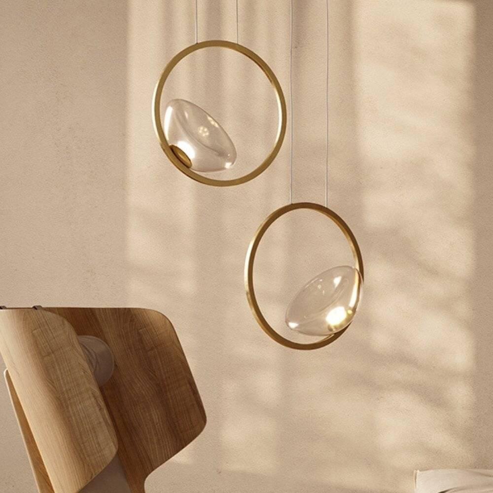 LED Pendelleuchte Lunare in Transparent 5W 450lm