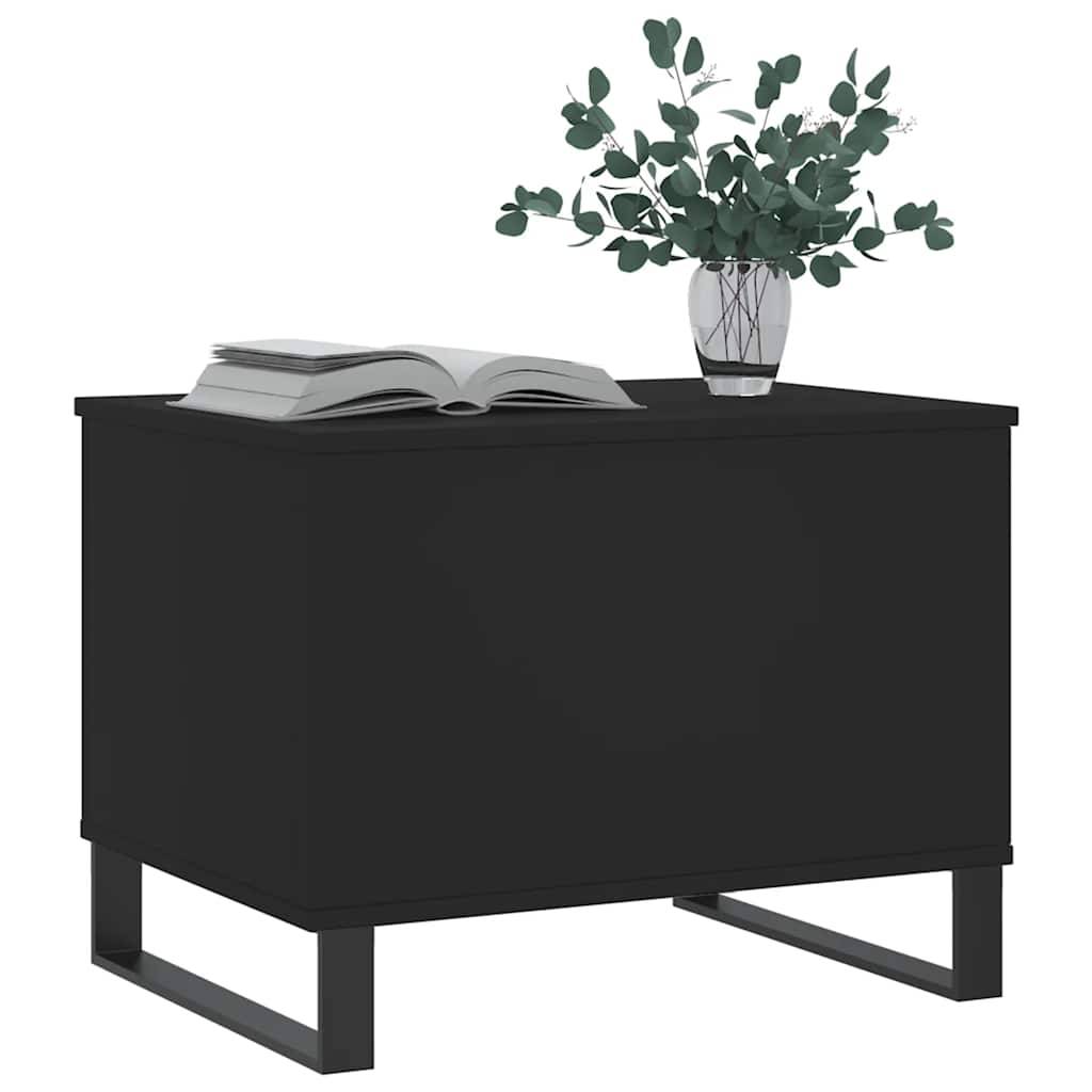 vidaXL Couchtisch Schwarz 60x44,5x45 cm Holzwerkstoff