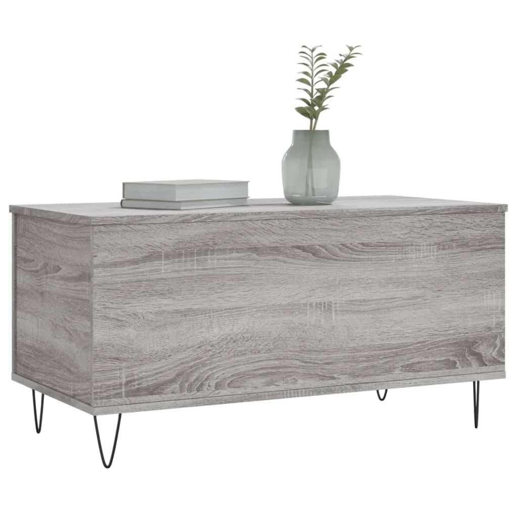 vidaXL Couchtisch Grau Sonoma 90x44,5x45 cm Holzwerkstoff