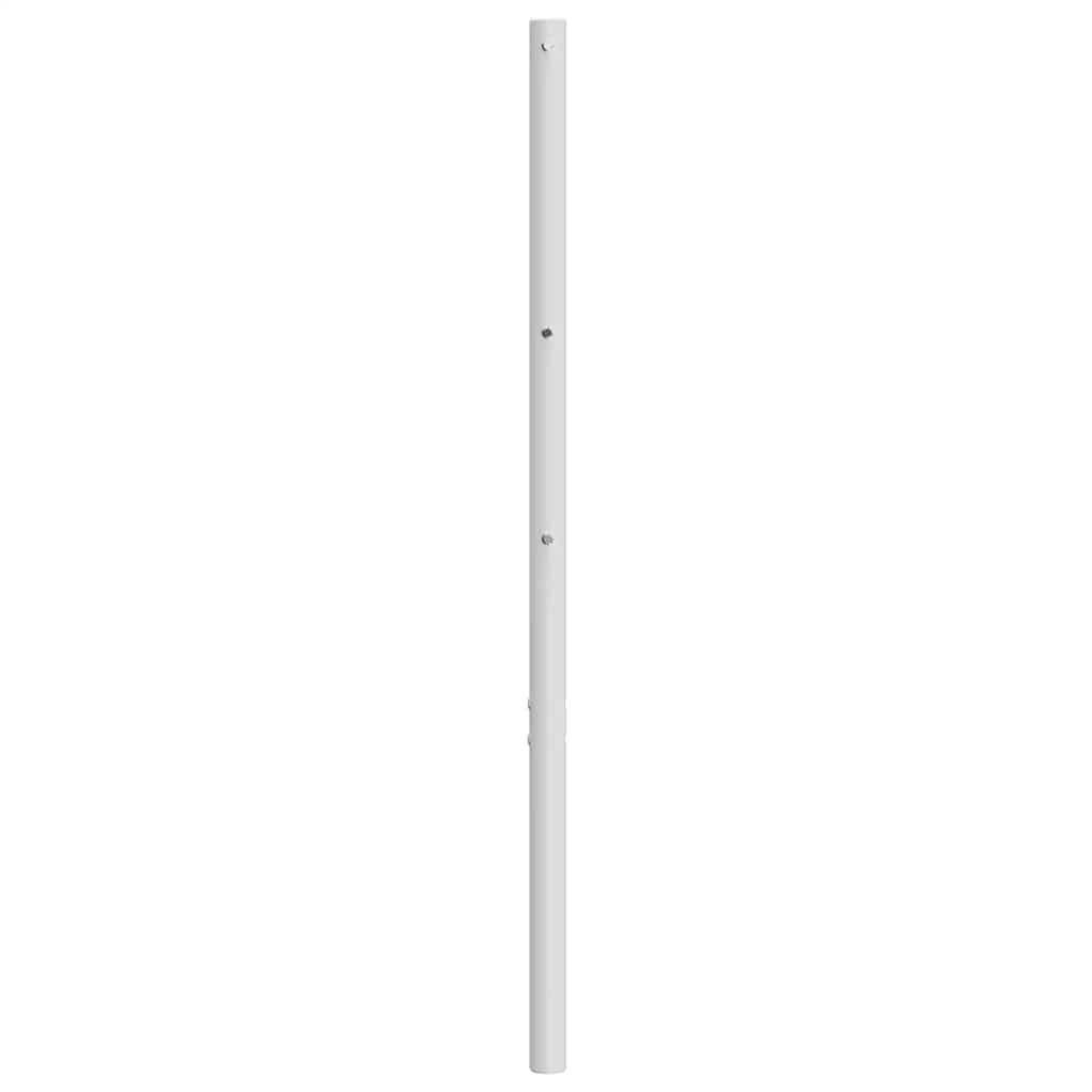 vidaXL Kopfteil Metall Weiß 120 cm