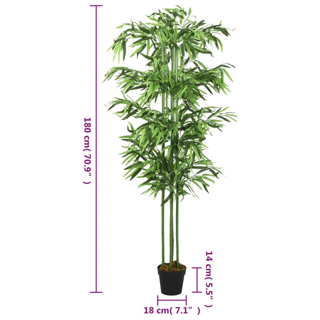 vidaXL Bambusbaum Künstlich 864 Blätter 180 cm Grün