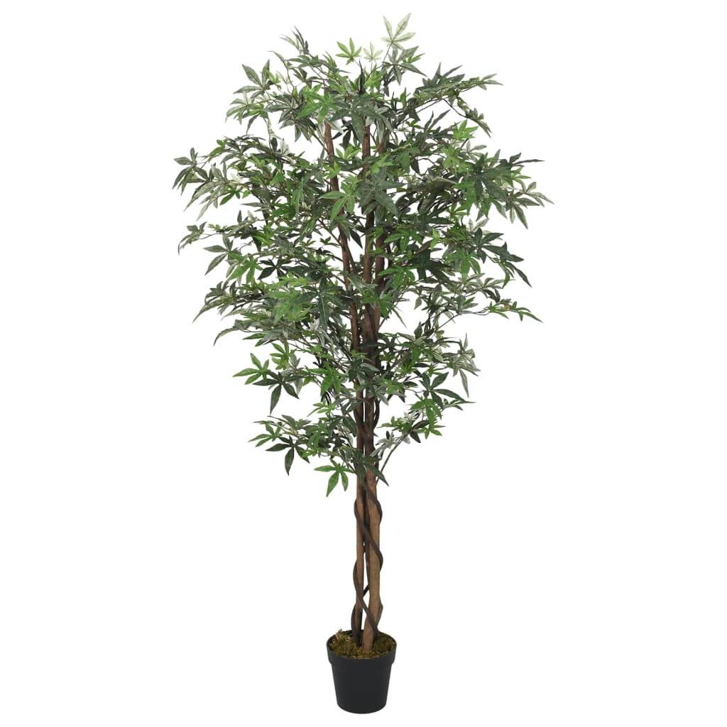 vidaXL Ahornbaum Künstlich 224 Blätter 80 cm Grün