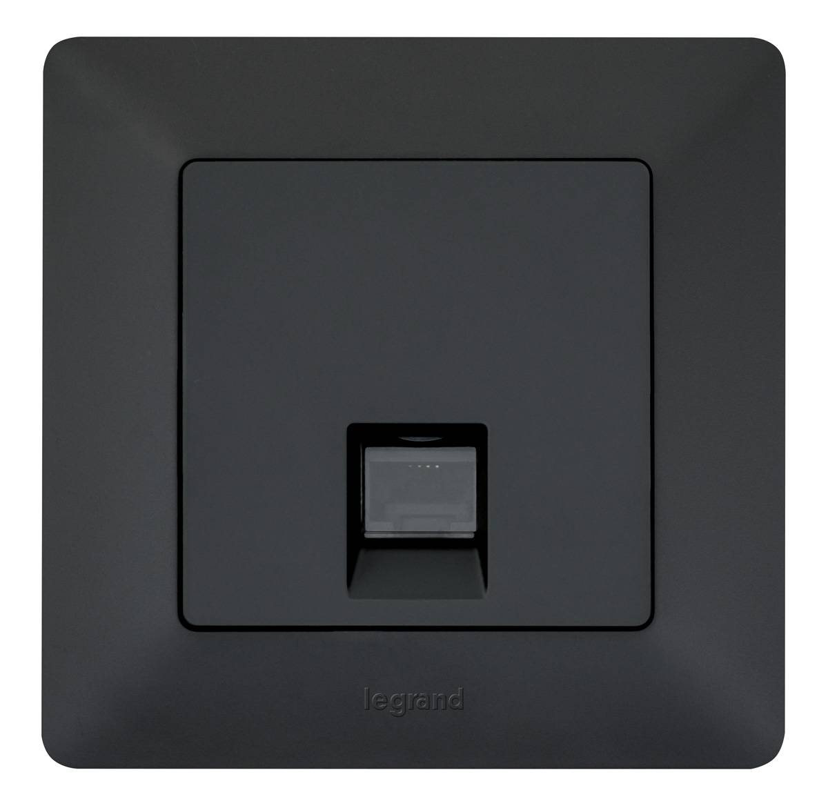 Legrand, Valena Life 1-fach Rahmen Farbe: Schwarz, 754251