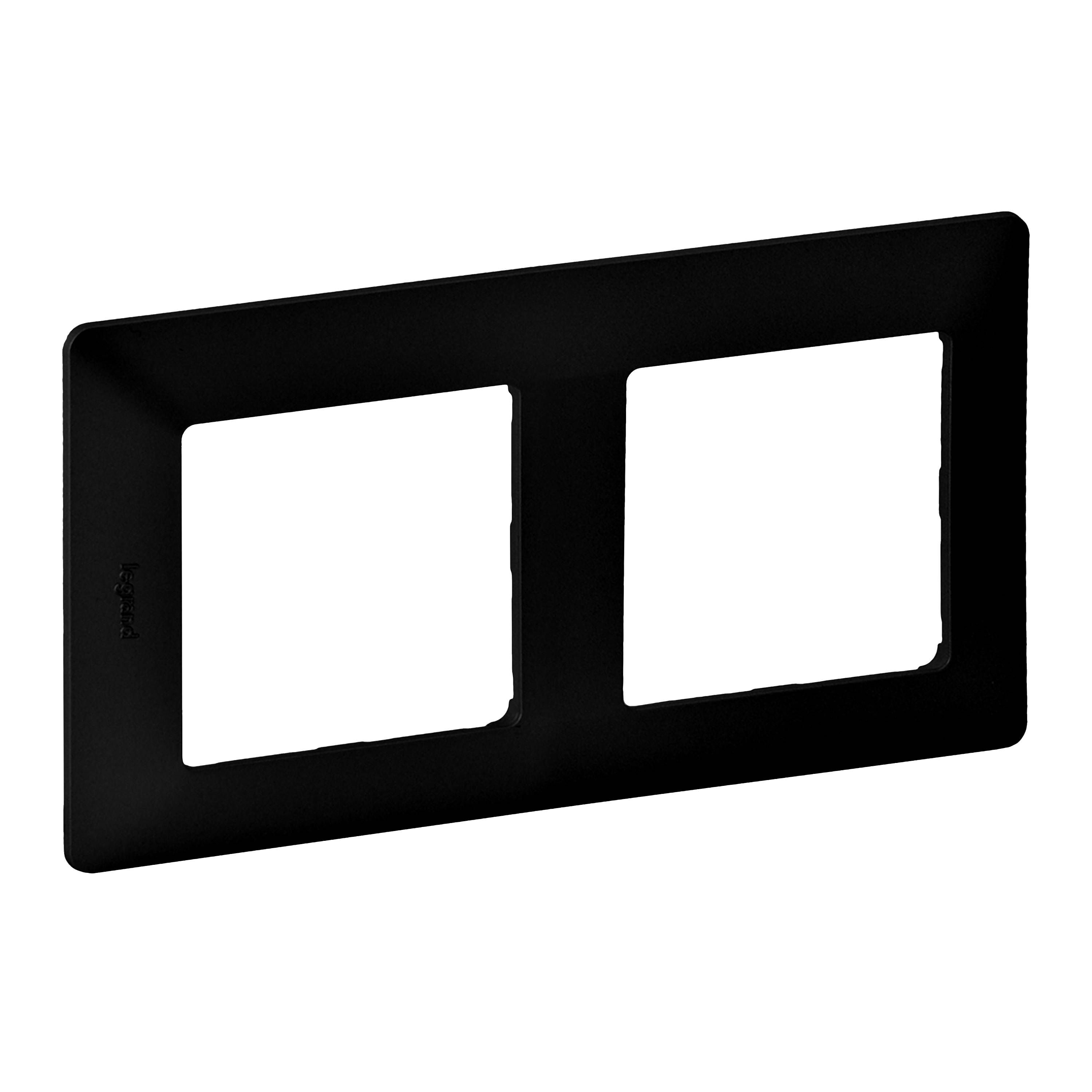 Legrand Valena Life, 2-fach Rahmen, Schwarz, 1 Stk.