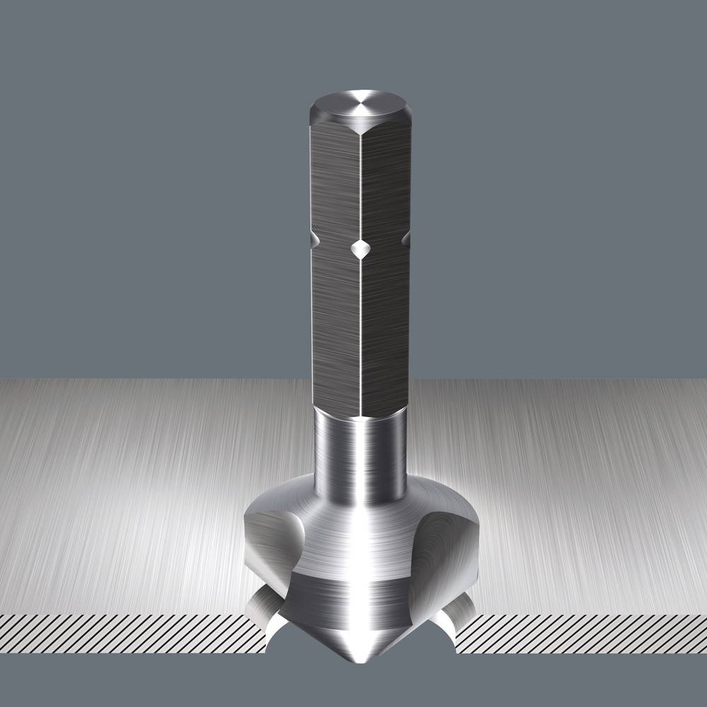 Wera 846 05104634001 Kegelsenker 16.5mm HSS 1/4" (6.3 mm) 1St.