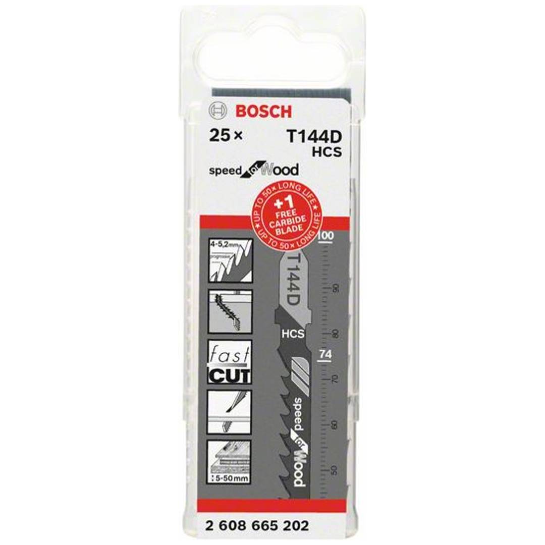 Bosch Power Tools Stichsägeblatt-Set: T 144 2608665202