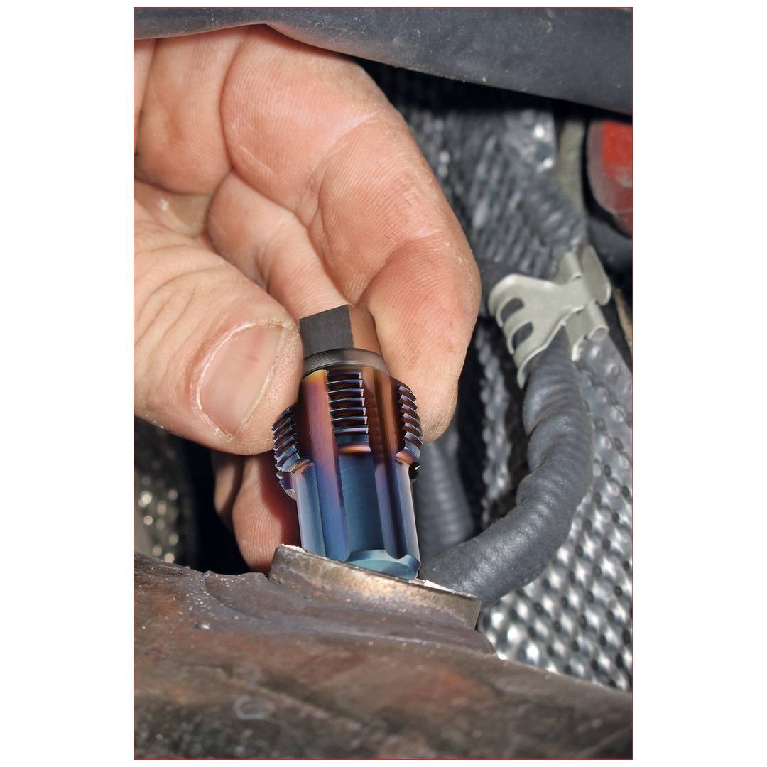 KS Tools Gewindeschneider-Satz mit Führungsbolzen für Sensoren, 2-tlg.