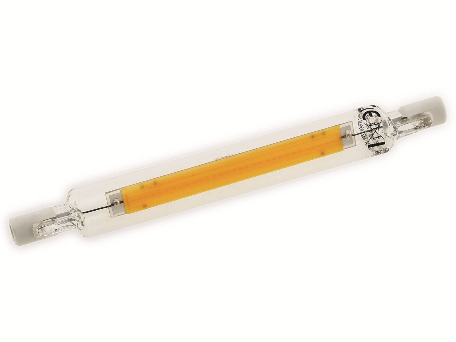 CHILITEC LED-Lampe R7s, EEK: E, 8 W, 930 lm, 2900 K, warmweiß, COB, 118 mm