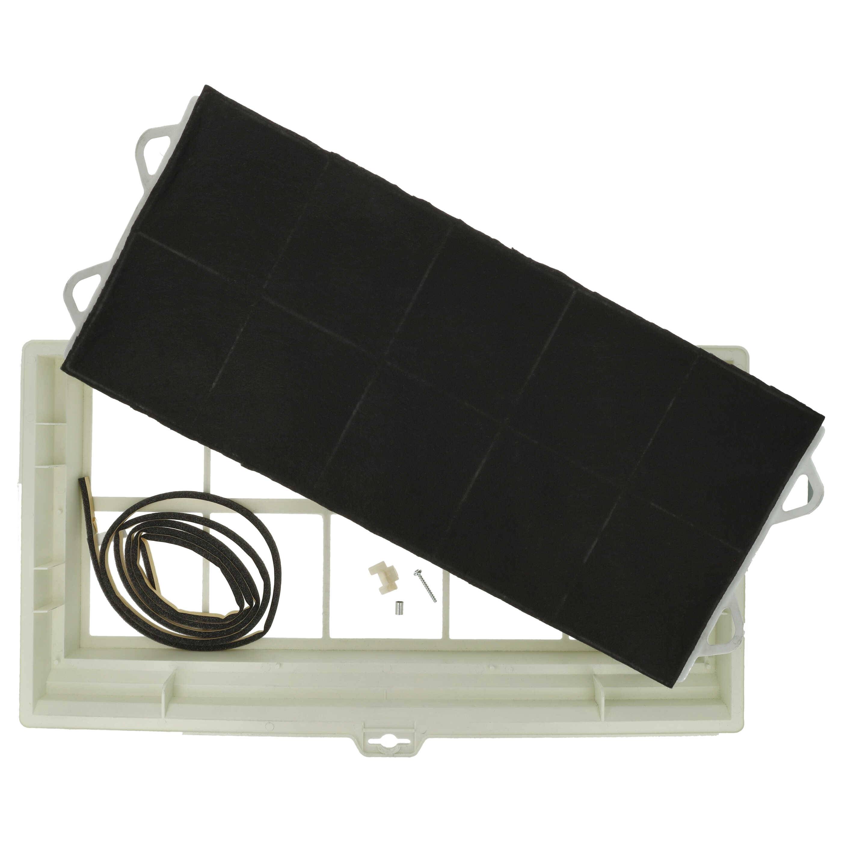 vhbw 1x Aktivkohlefilter kompatibel mit Neff Z5112X000 Dunstabzugshaube - 49,5 x 29,5 x 6,2 cm