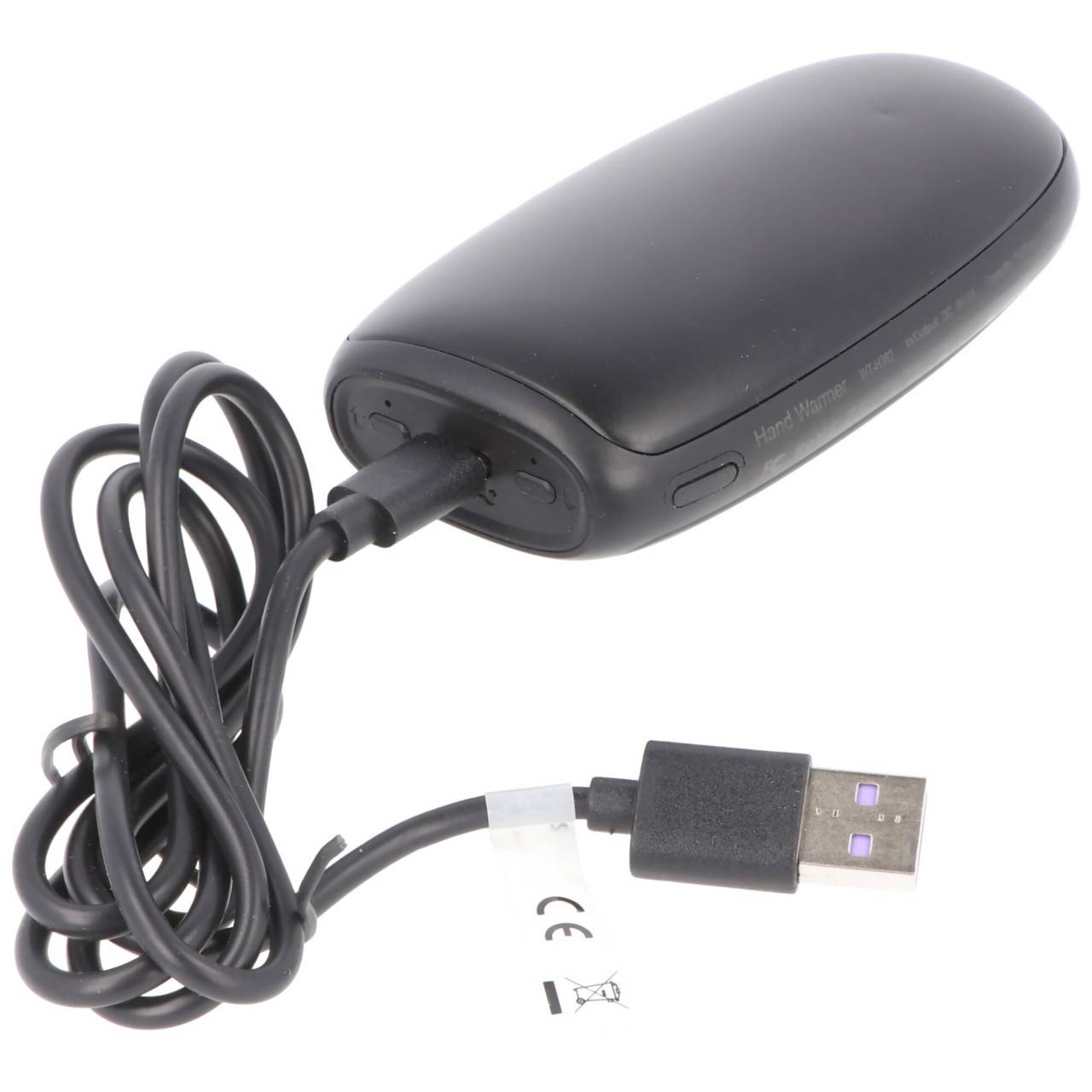 Handwärmer mit Powerbank Funktion, USB-C Ladekabel, beide Seiten einstellbar