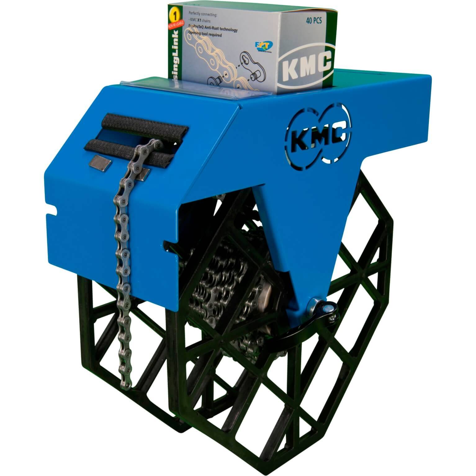 KMC -Fahrradkette Rollhalter - Blau - 1 Haspel - Workshop