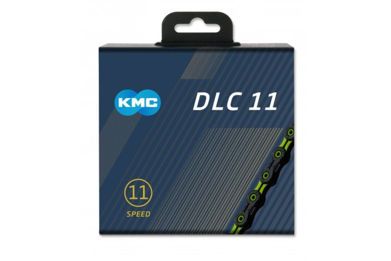 KMC DLC 11-fach Fahrradkette, 118 Glieder, schwarz