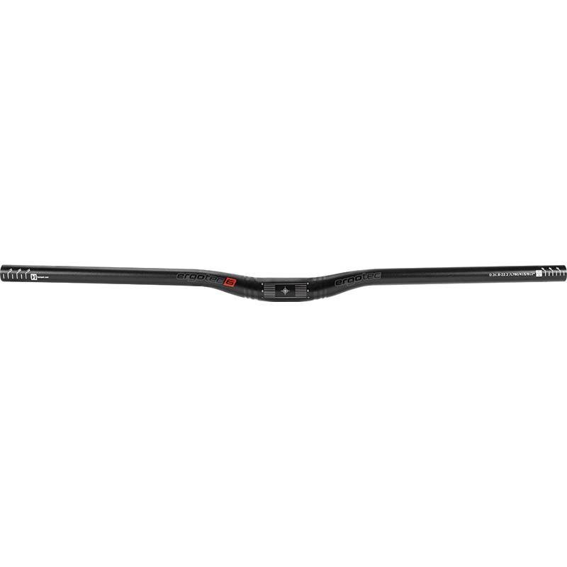 Ergotec Lenkung mit niedrigem Riser -Bar 31,8 780 mm schwarz