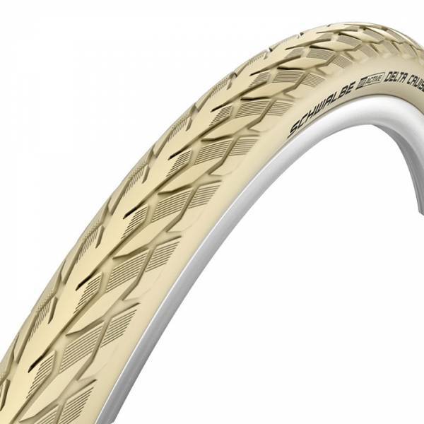 Schwalbe Tire 28x1 1 2 40-635 Delta Cruiser plus Creme Reflex