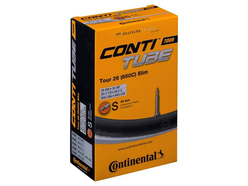 Continental Inner Tube Tour Slim 16 28 32-559 587 FV 42 mm