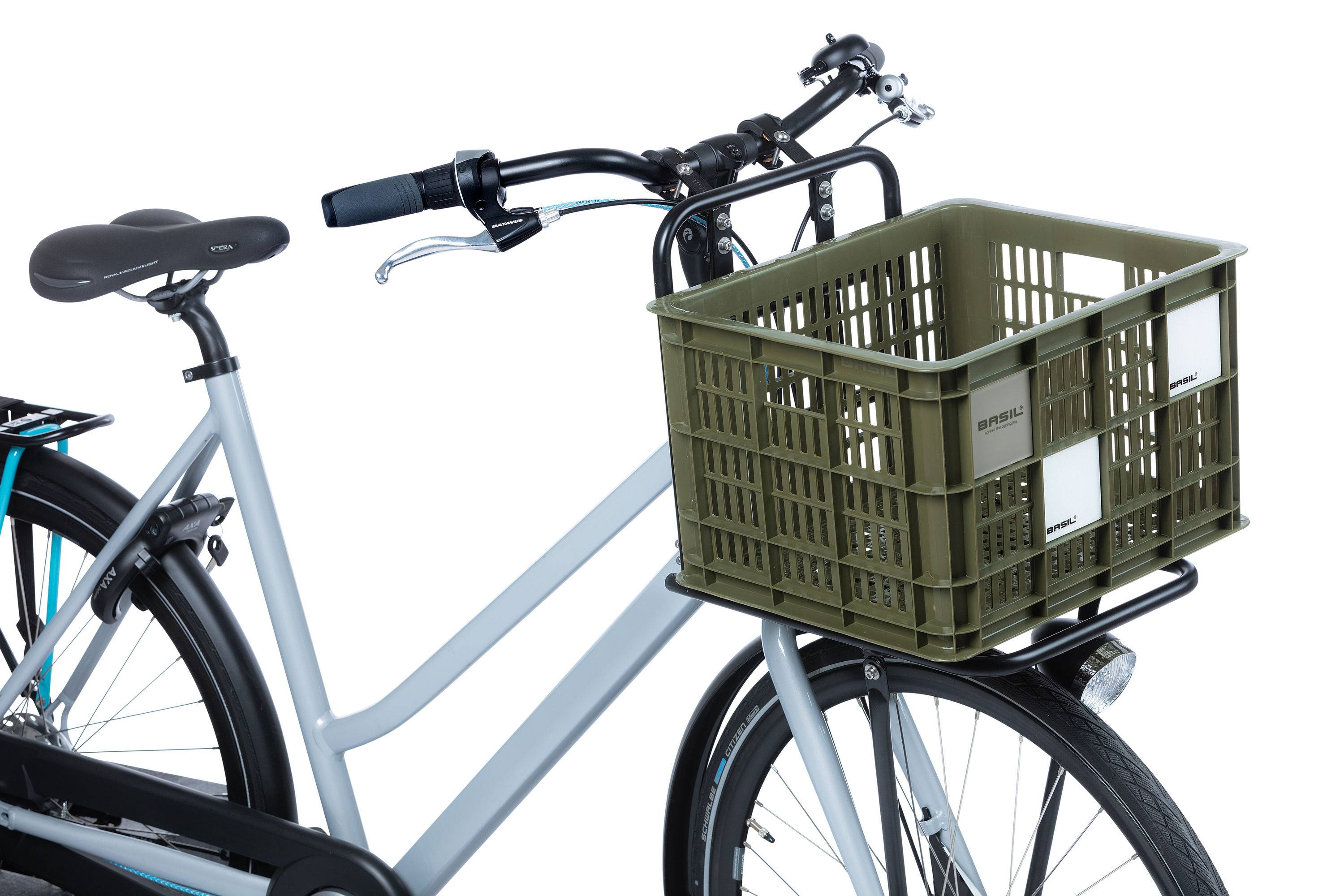 Basil Crate Clicker – stark reflektierend – 2 Stück – Silber