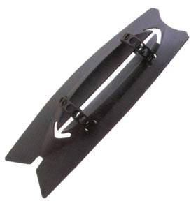 Voorlatbord Mudflap xl 33 cm schwarz