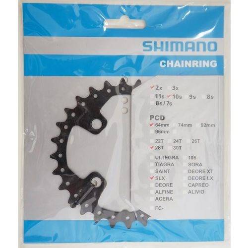 Shimano Blad 28T 10V Deore LX 64 Y1NA28000