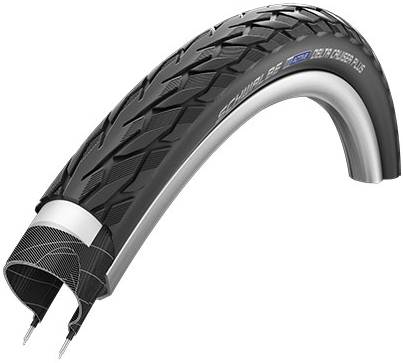 Schwalbe Delta Cruiser plus Punctureguard 28 x 1,75 47-622mm - Schwarz mit Reflexion
