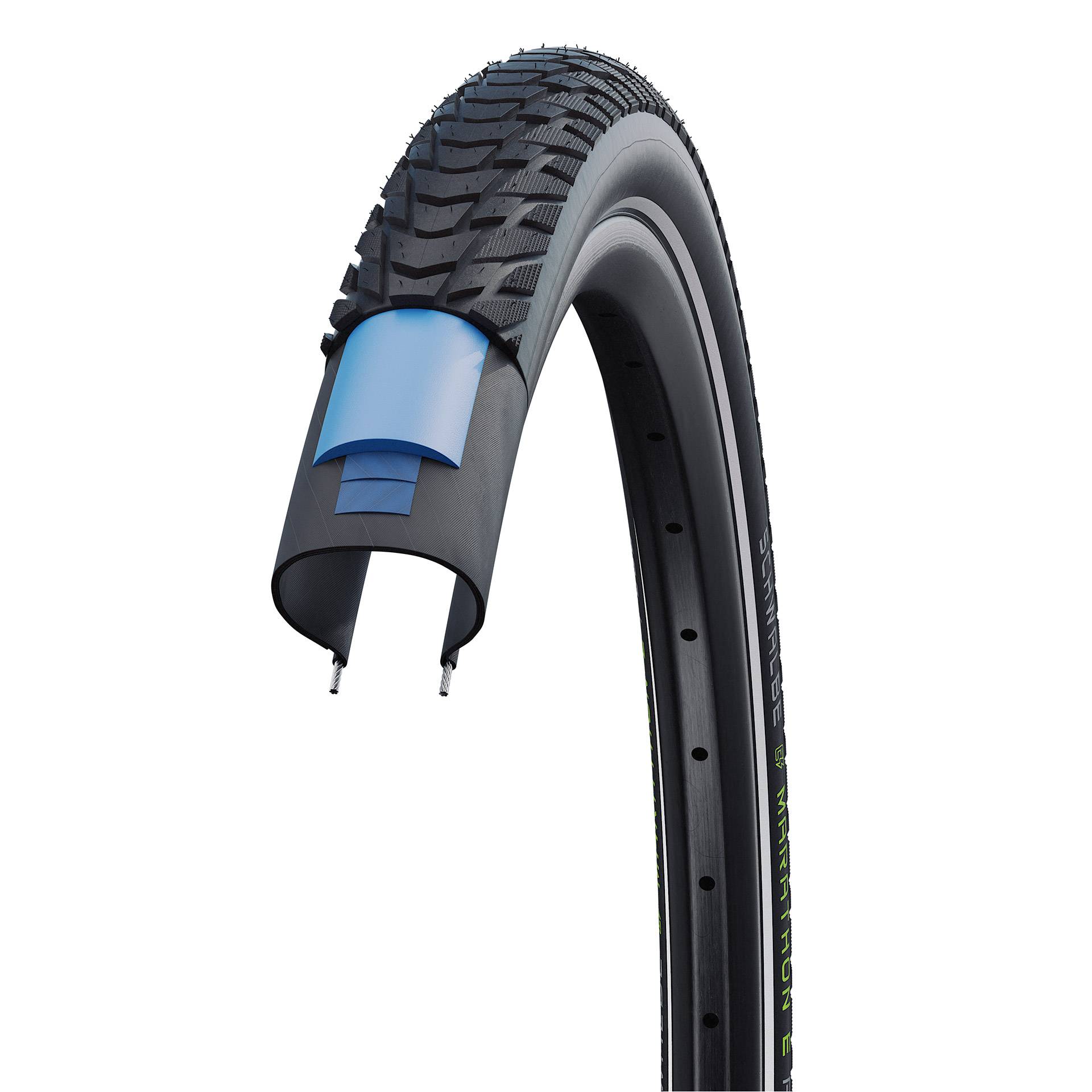 äußerer Reifen e-plus 28 x 1,50 (40-622) Schwarz