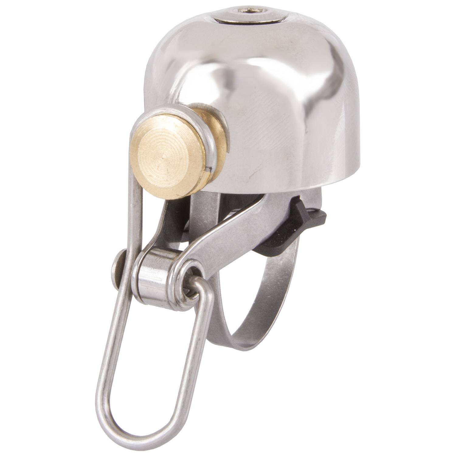 M-Wave Bella C-Yell Mini-Glocke Kupfer/Silber, Durchmesser 30 mm