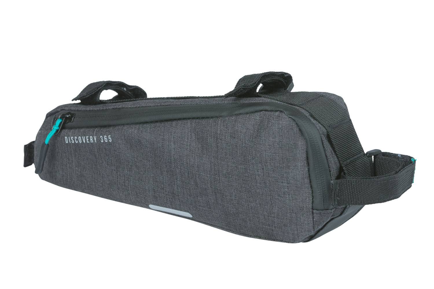 Basilil Discovery 365d Frametas M - Sporty Compact Bicycle Bag für Männer/Frauenbike - 1,8 l - Schwarzer Nahkampf