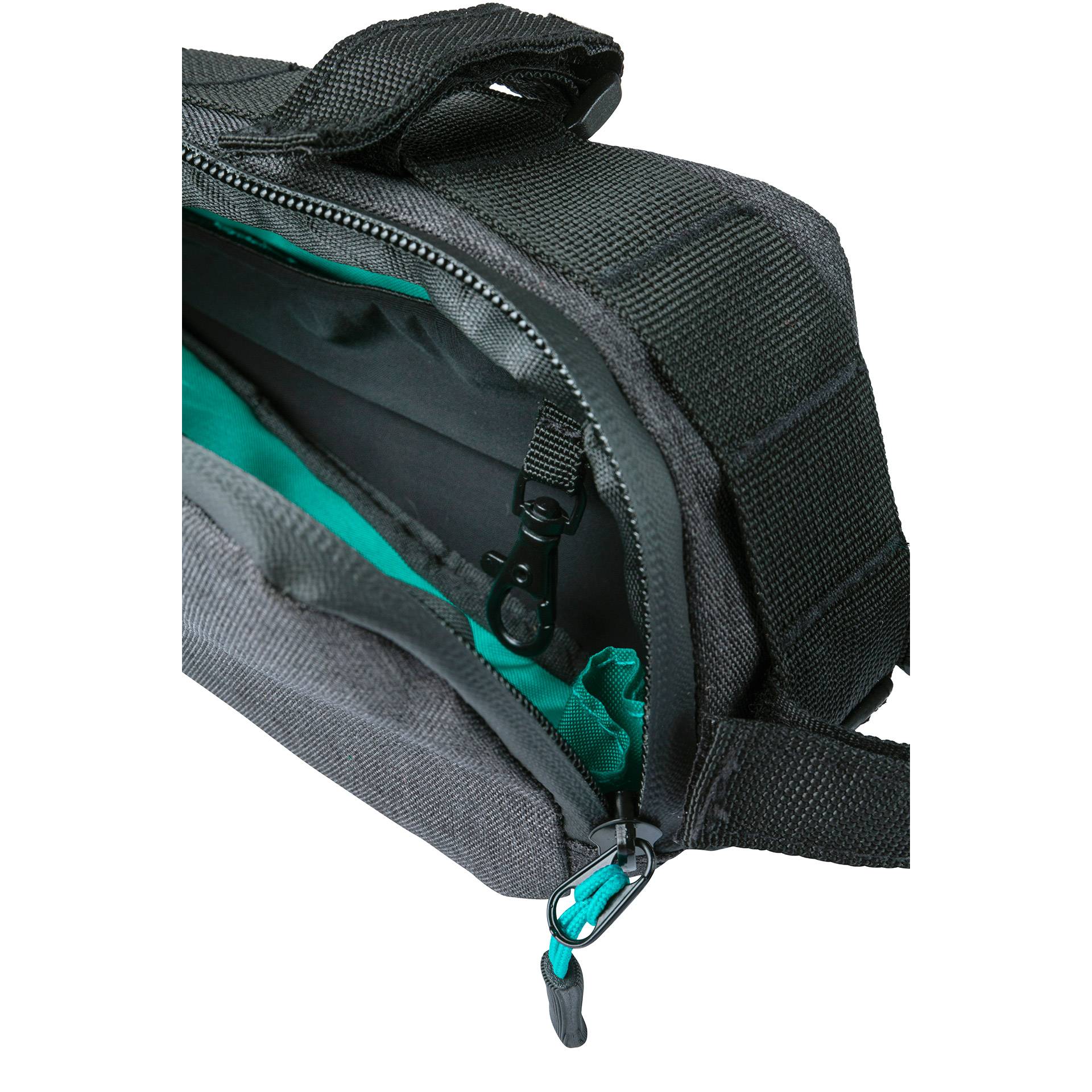 Basilil Discovery 365d Frametas M - Sporty Compact Bicycle Bag für Männer/Frauenbike - 1,8 l - Schwarzer Nahkampf