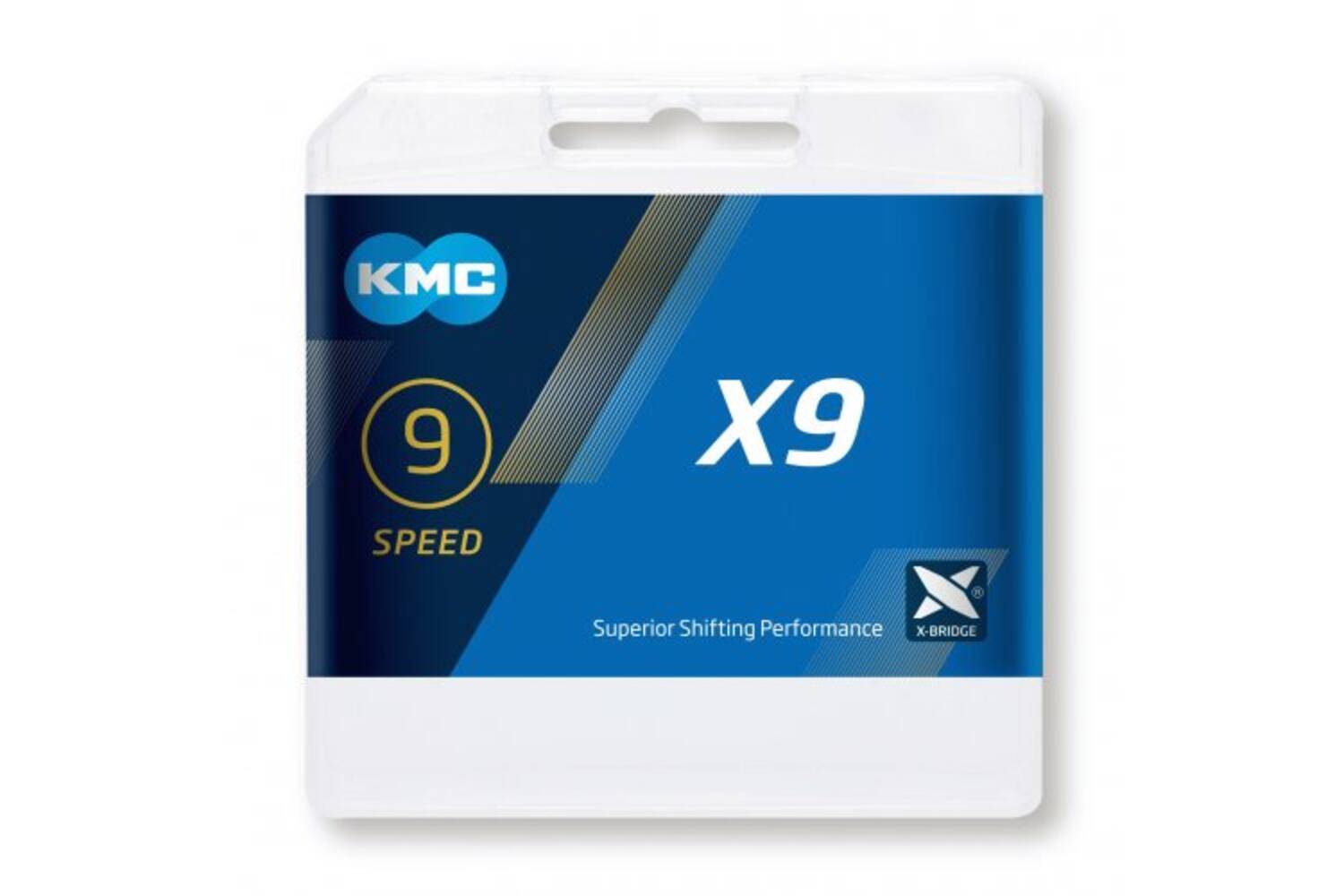 KMC Fahrradkette X9 Silber 114 Glieder