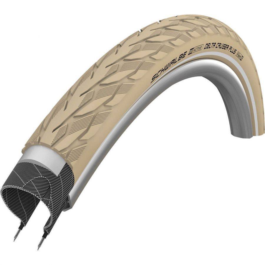 Schwalbe Delta Cruiser Plus Creme 28x1,40 37-622 Reflexion